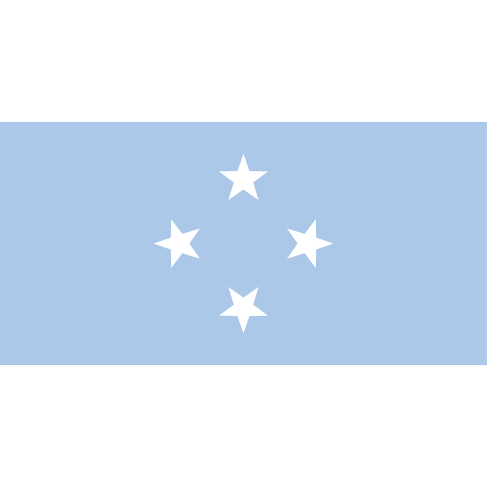 Micronesia Flag 1800mm x 900mm (Knitted)