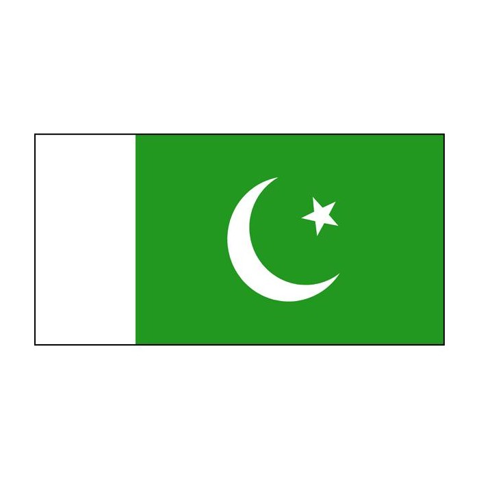 Pakistan flag on Woven Polyester