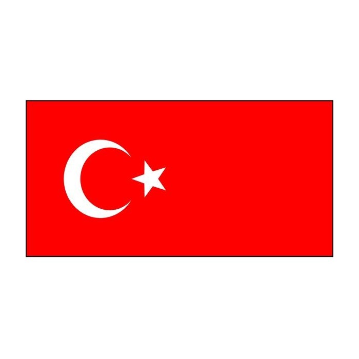 Turkey fully sewn flag, Turkey hand sewn flag