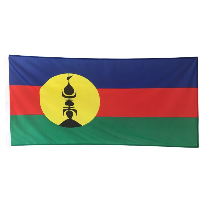 New Caledonia (Kanaky) Flag 1800mm x 900mm (Knitted)