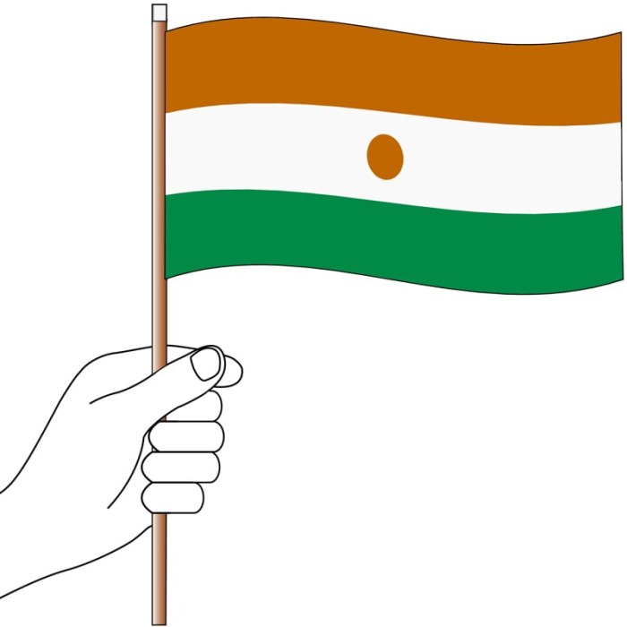 Hand Flag | Niger Handwaver | Flags & Banners | Custom Printing | Marquees  - Flagworld
