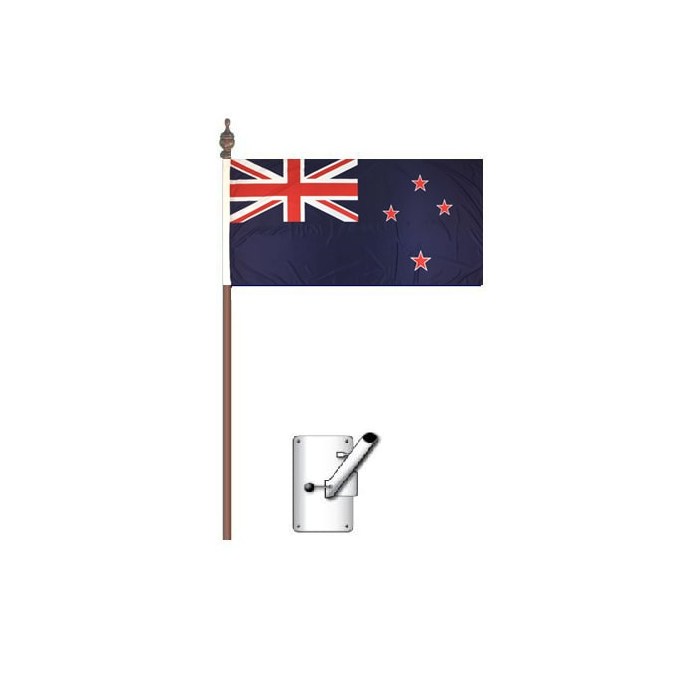 New Zealand Flag Bracket and Pole Kit