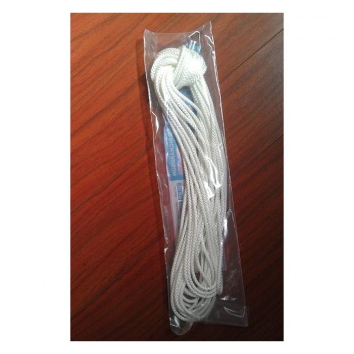 Packet of rope with splice clips