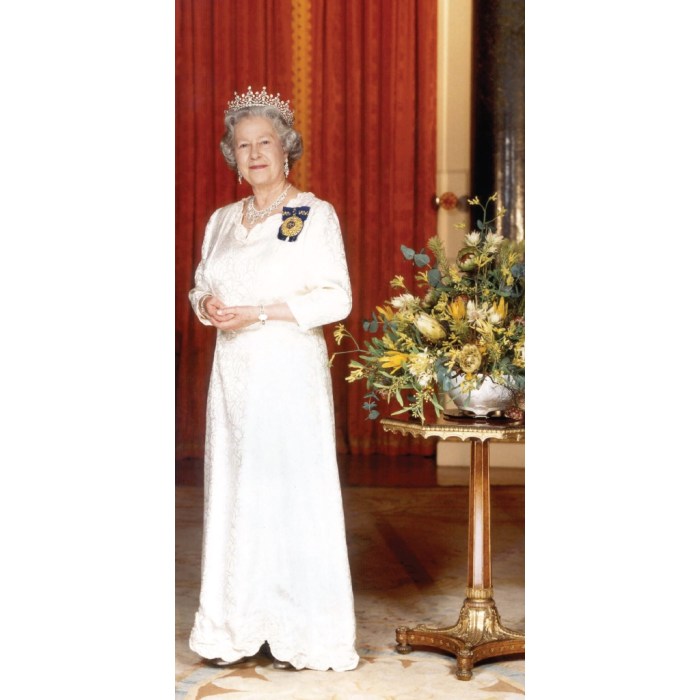 Portrait of the Queen Pull Up Banner