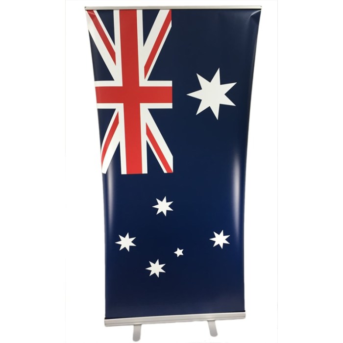 Australian Flag Pull Up Banner