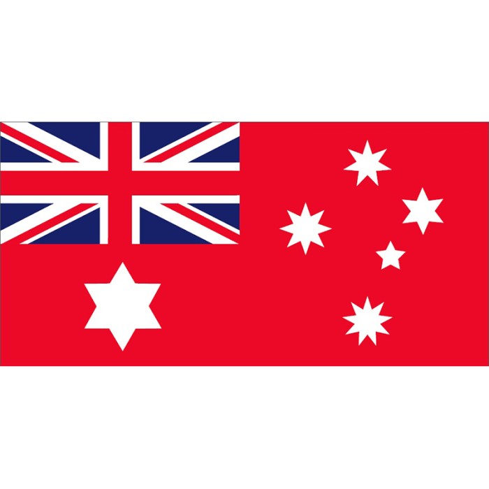 Red Ensign Flag 1901-1903 Historical Design