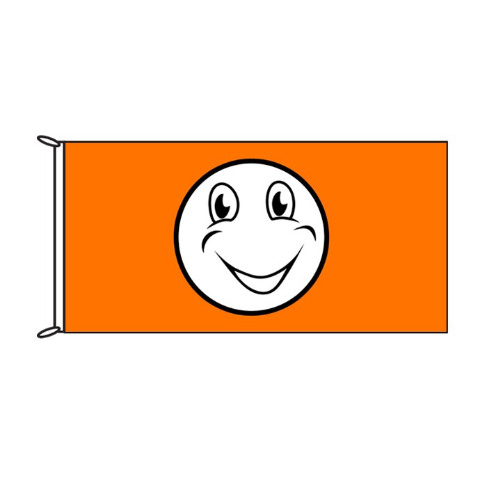 Happy Flag Orange
