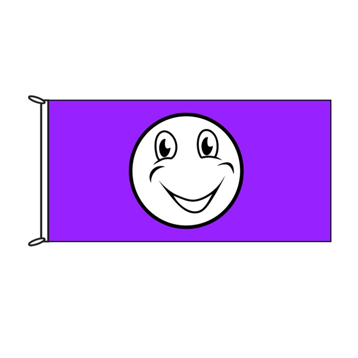 Happy Flag (Purple)