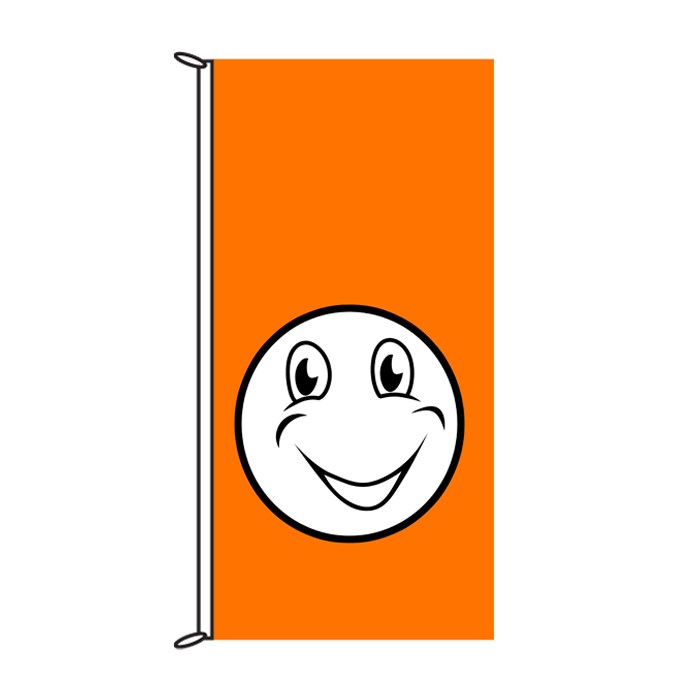 Happy flag orange 