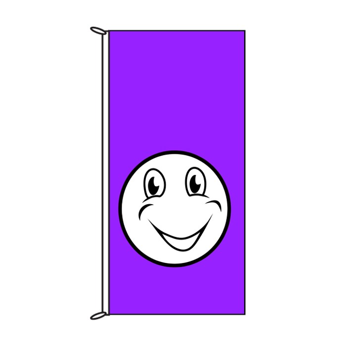 happy flag purple