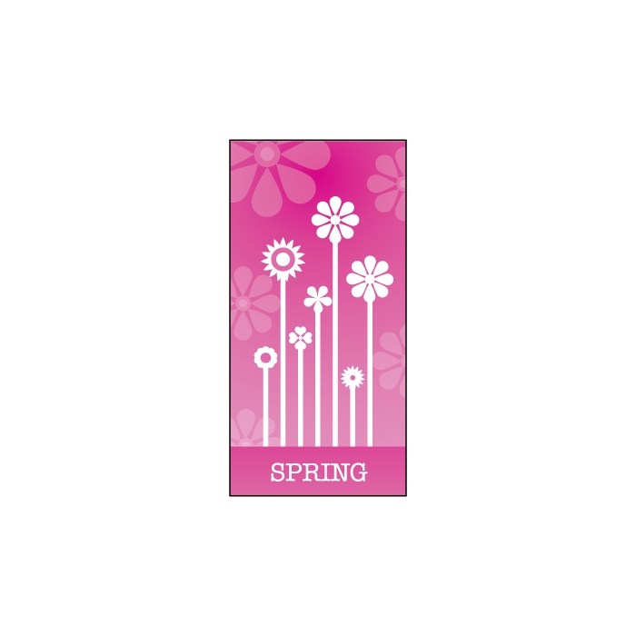 Spring Flag Pink 900mm x 1800mm (Knitted)