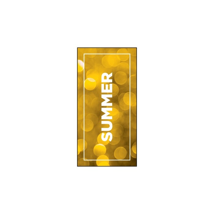 Summer Flag Yellow 900mm x 1800mm (Knitted)