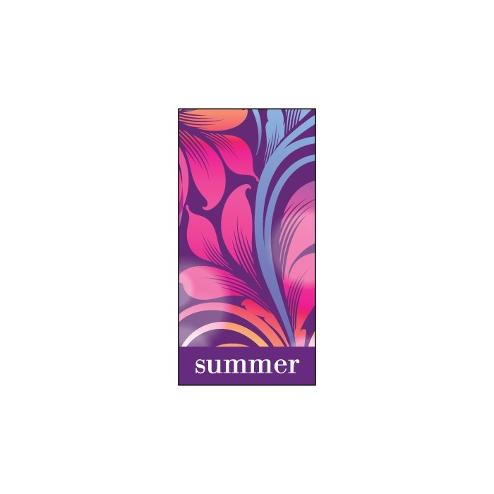 Summer Flag Purple 900mm x 1800mm (Knitted)