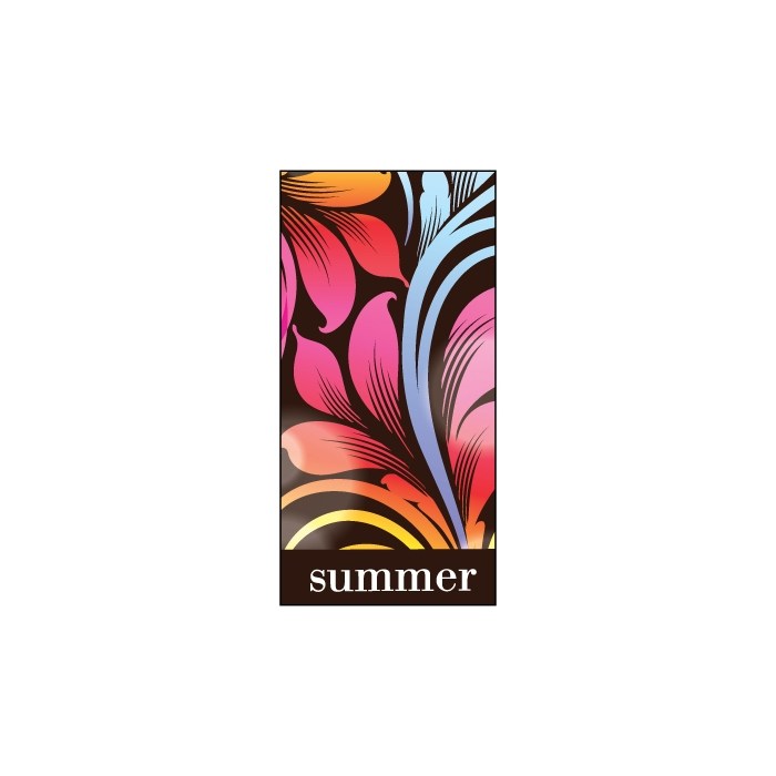 Summer Flag Multicolour 900mm x 1800mm (Knitted)