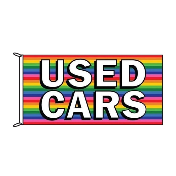 Used Cars Rainbow Flag