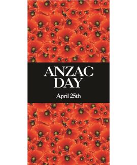 ANZAC Day Flag  -  Field of Red Poppies (29)
