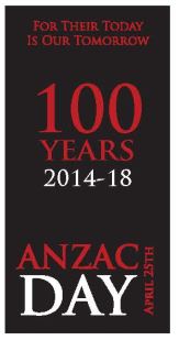 ANZAC Day Lest we Forget Black Flag design B