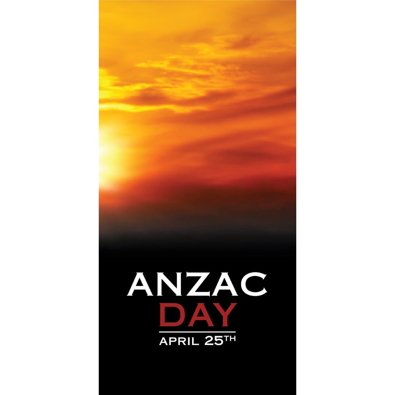 ANZAC Day Flag - Sunset (53)