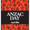 Poppies ANZAC Day Flag