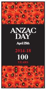 Poppies ANZAC Day Flag DESIGN B