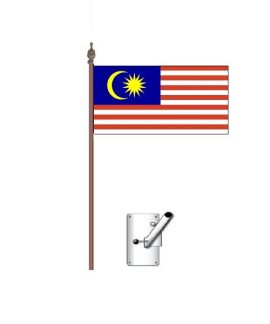 Malaysia Flag Bracket and Pole Kit