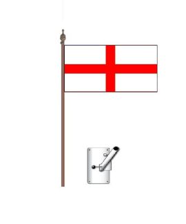 St George’s Cross Flag Bracket and Pole Kit