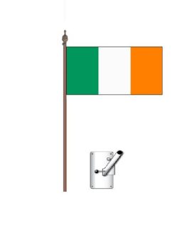 Ireland Flag Bracket and Pole Kit