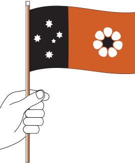 Northern Territory Hand Flag Handwaver