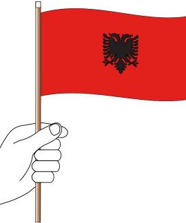 Albania Handwaver Flag