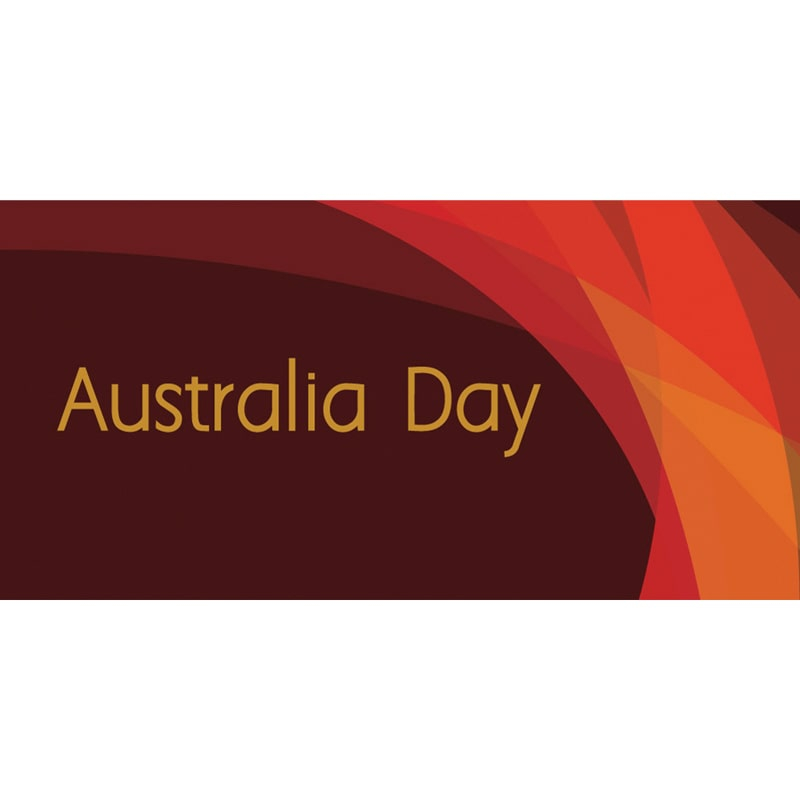 Australia Day Flag Red Horizontal (48)