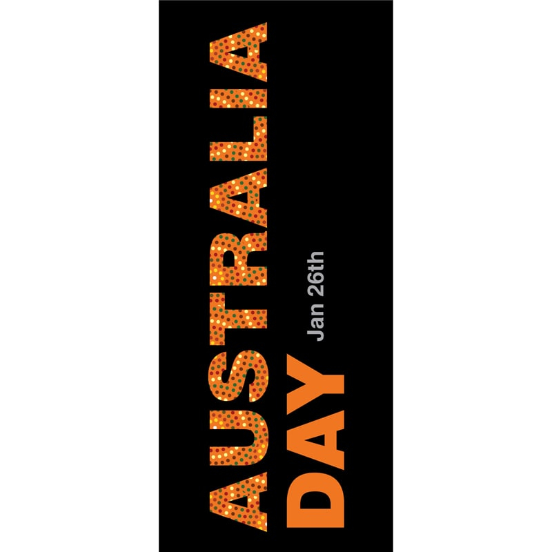 Australia Day Flag Orange (54)