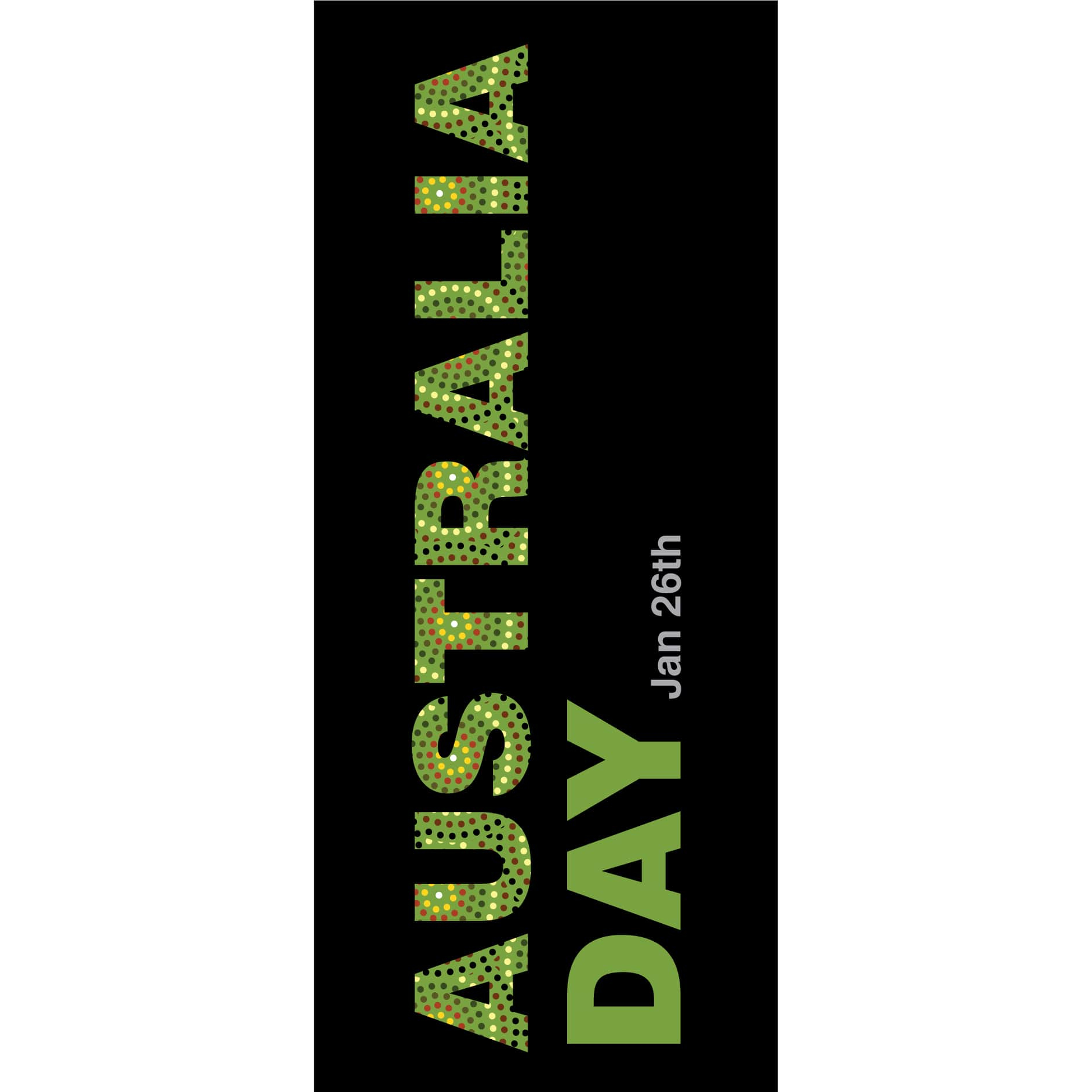 Australia Day Flag Army Green (56)