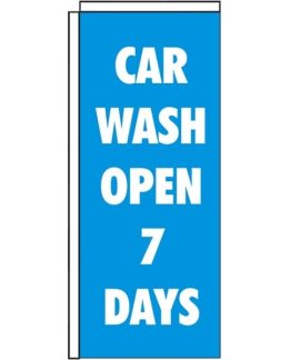 Car Wash Window Pole Flag