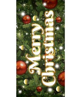 Merry Christmas Flag Tree Background (114)