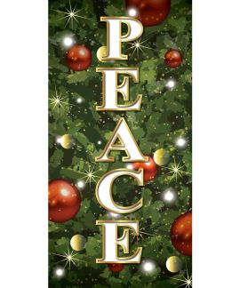 Merry Christmas Flag Peace Tree Background (116)
