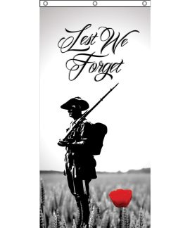 Lest We Forget - Eyelet Finish 750mm x 1500mm