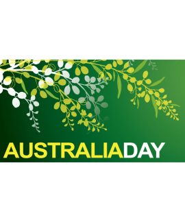 Australia Day wattle design