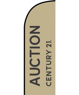 Century 21 Real Estate - Auction Feather Flag 650mm x 2000mm