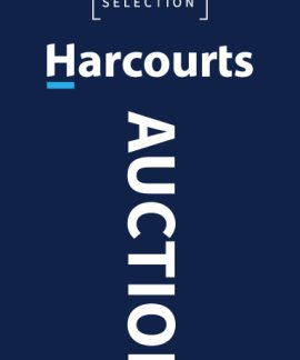 Harcourts luxury property auction banner