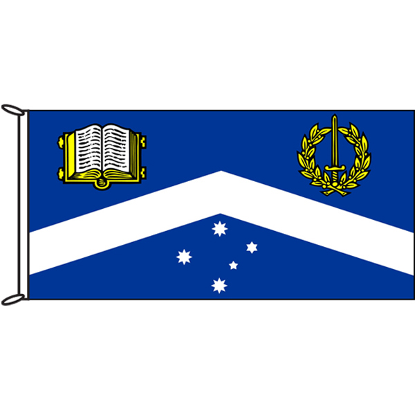 MOnash University Corp Flag Woven
