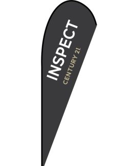 Century 21 Real Estate Inspect Teardrop Flag