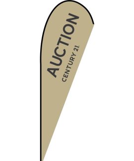 Century 21 Auction Teardrop Flag