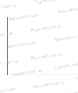 White Golf flag (eyelets)