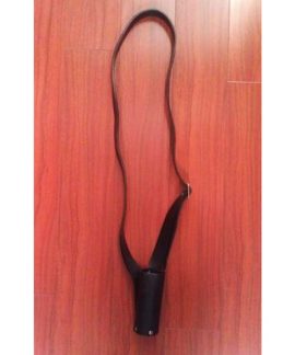 Leather flagpole holster