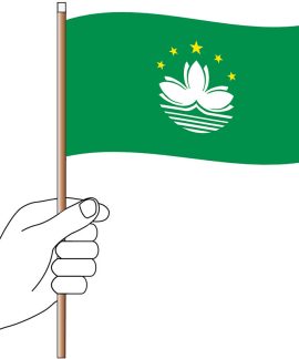 Macao Hand Flag Handwaver