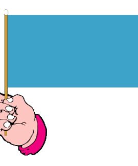 Mid Blue Hand Flag Handwaver
