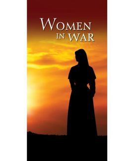 Women in War Flag - Nurse with Sunset (25)