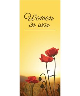Women in War Flag - Poppies with Yellow (26)