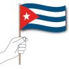 Cuba Hand Flag Handwaver