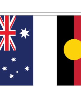 Australian/Aboriginal Plastic Bunting 10m